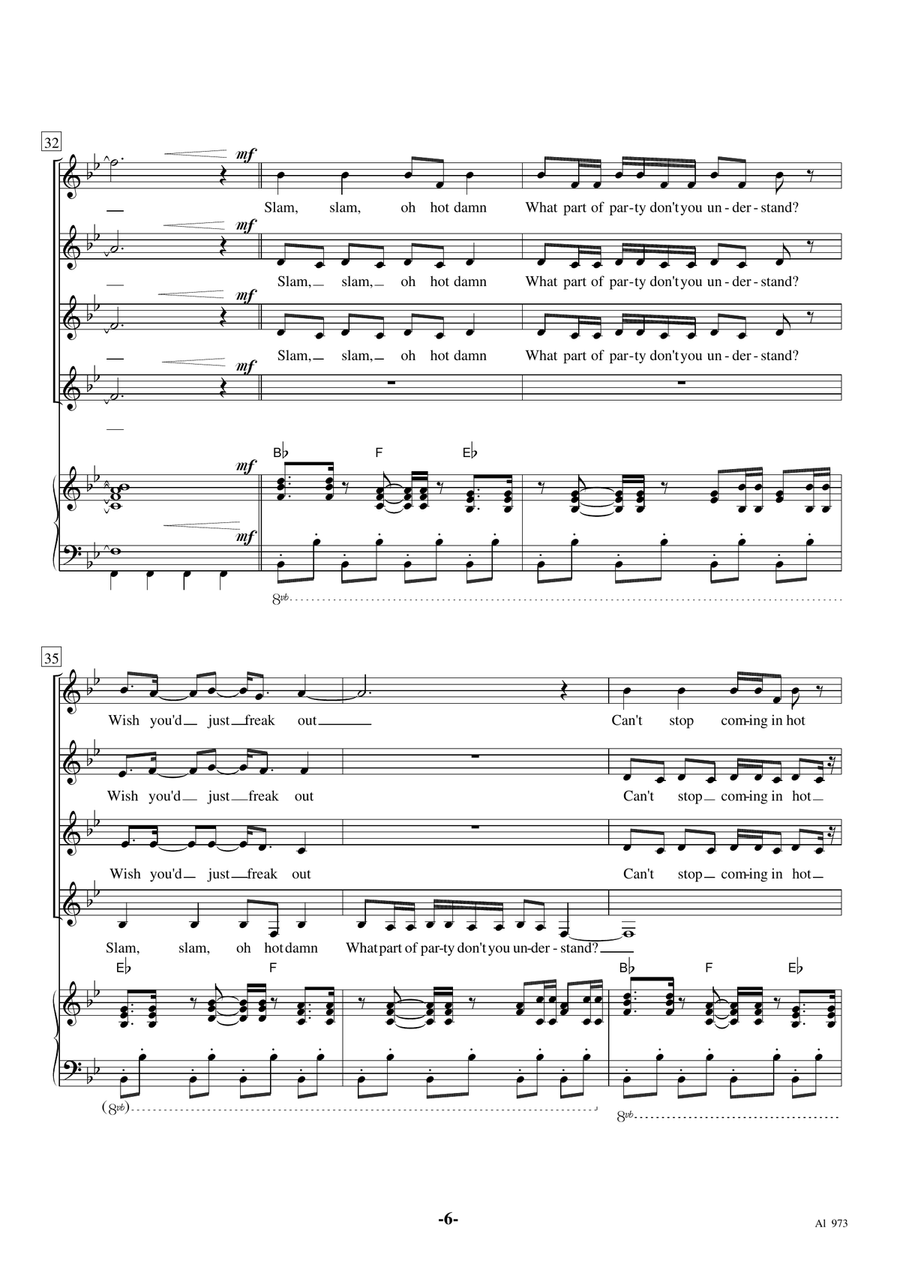 Raise Your Glass Raise Your Glass SSAA scores gallery preview page 6