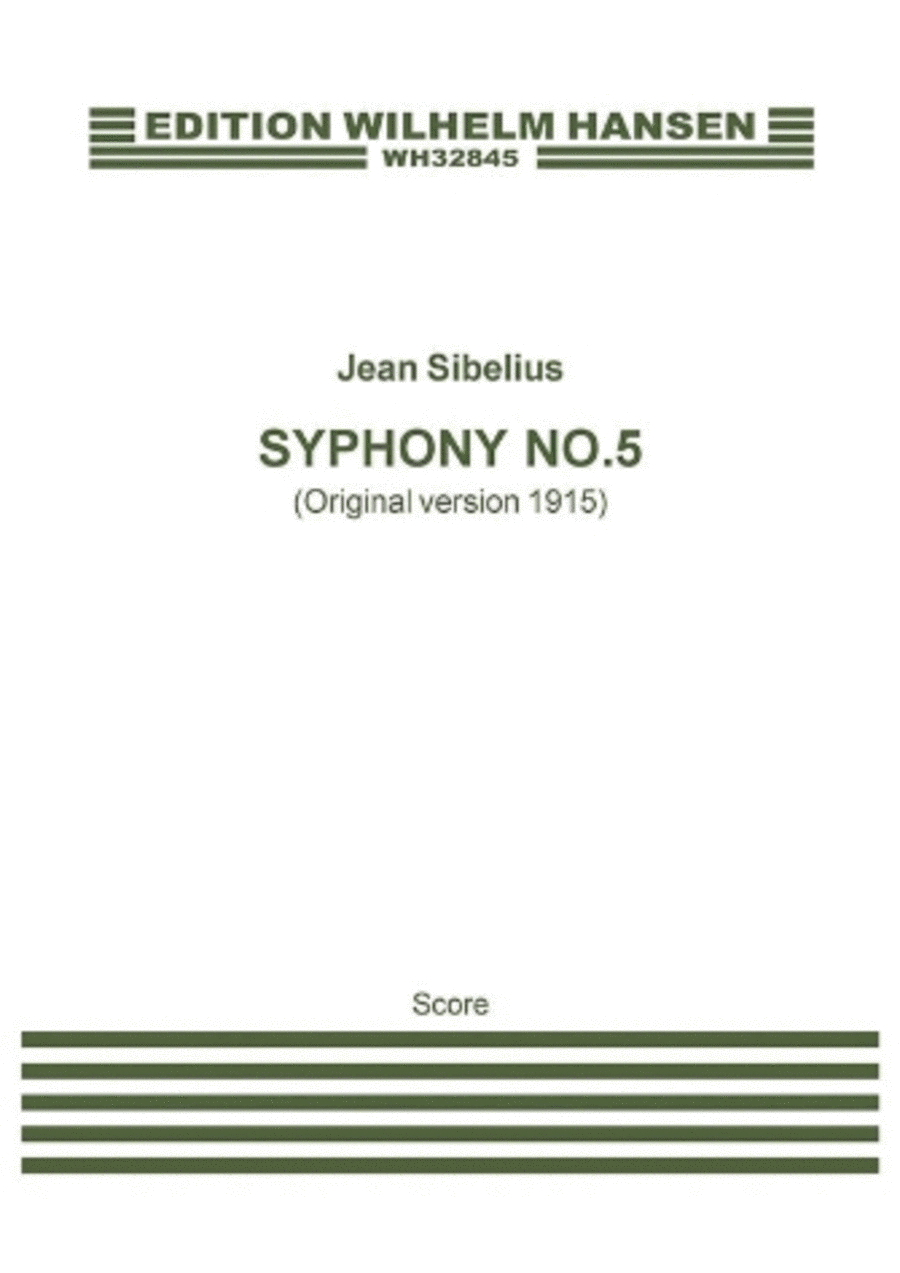 Symphony No. 5 Op. 82 Symphony No. 5 Op. 82 Orchestra scores gallery preview page 1