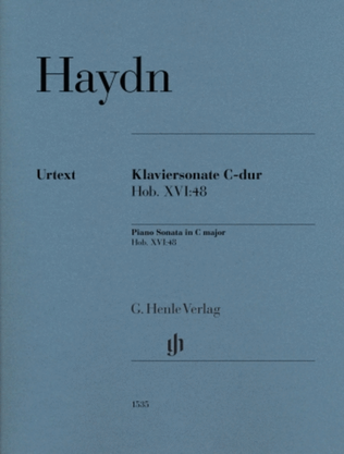 Book cover for Piano Sonata in C Major, Hob. XVI: 48