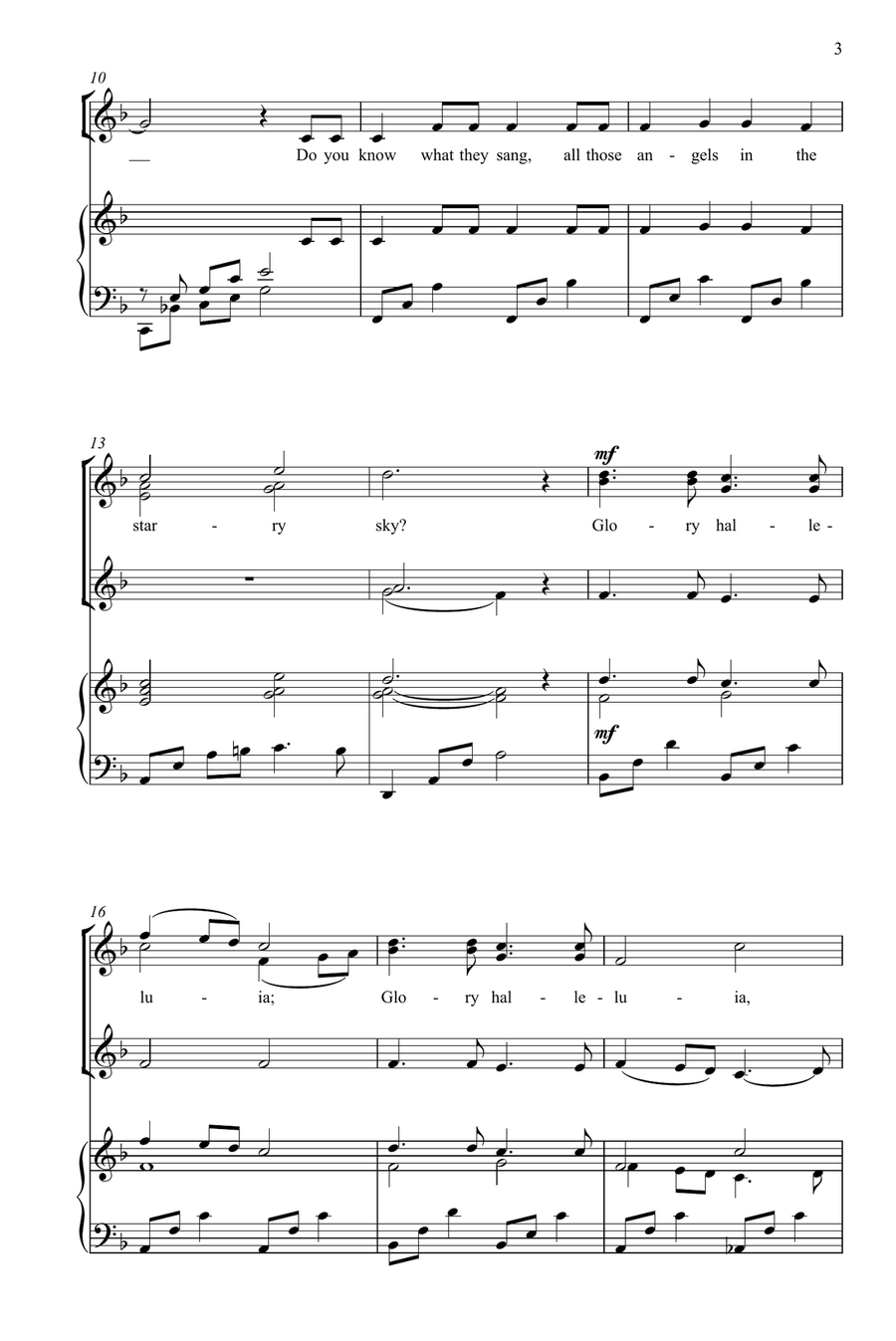 Do You Know What They Sang? SSA scores gallery preview page 3