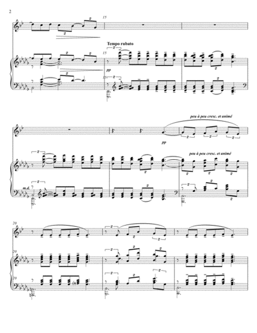 Debussy - Clair de Lune, for Alto Saxophone and Piano