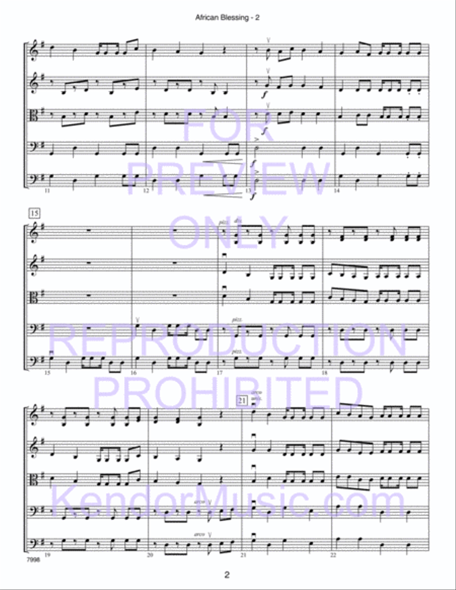 Kendor Concert Favorites, Volume 2 (Score) Score scores gallery preview page 7
