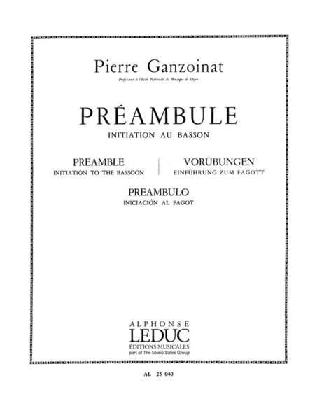 Preambule (bassoon Solo)