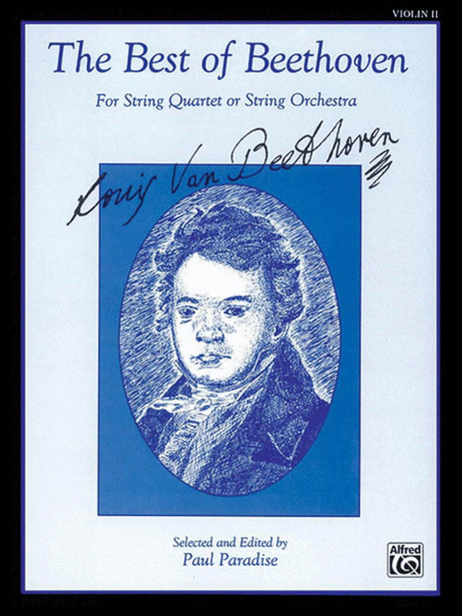 The Best of Beethoven (For String Quartet or String Orchestra) String Quartet scores gallery preview page 1