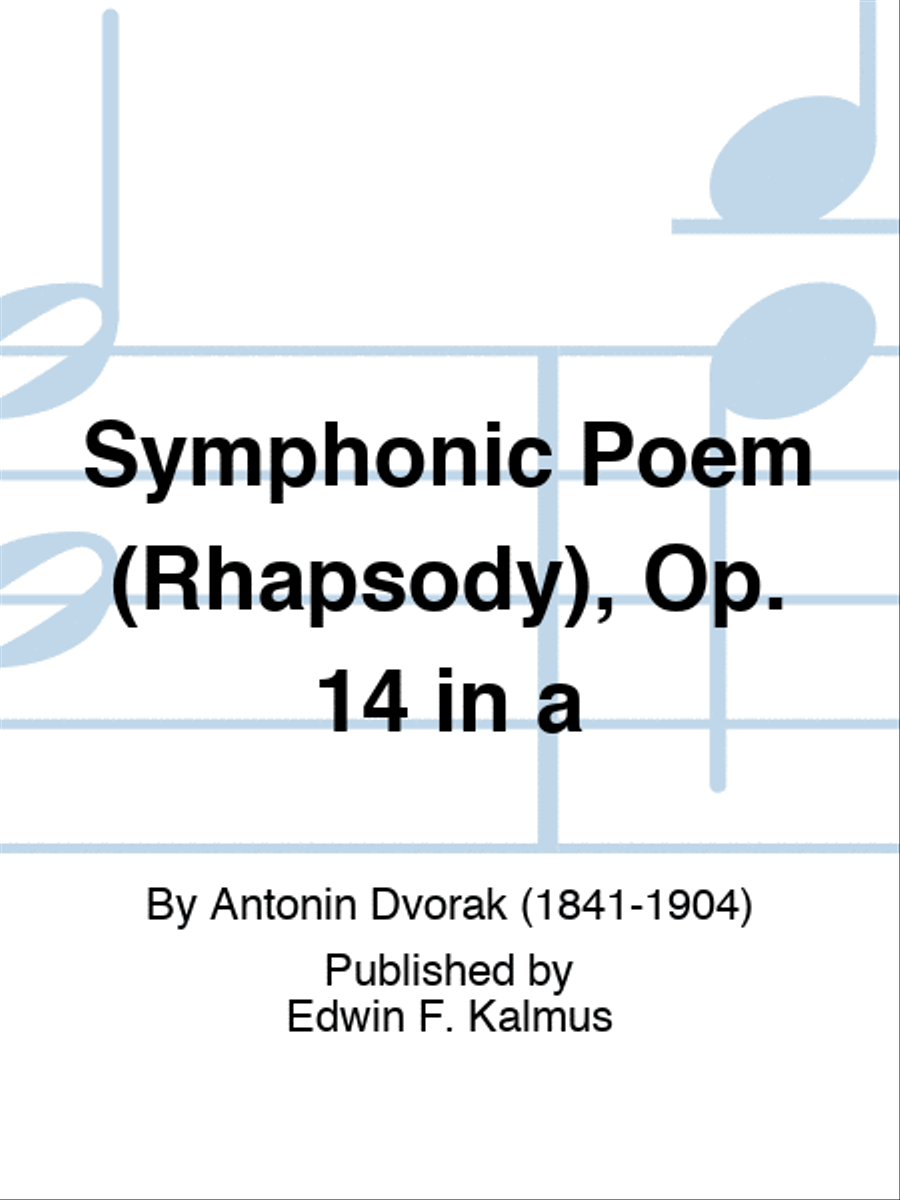 Symphonic Poem (Rhapsody), Op. 14 in a Score scores gallery preview page 1
