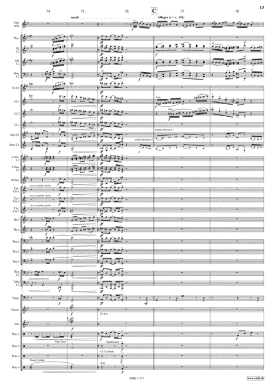 Voyages Voyages Concert Band scores gallery preview page 13