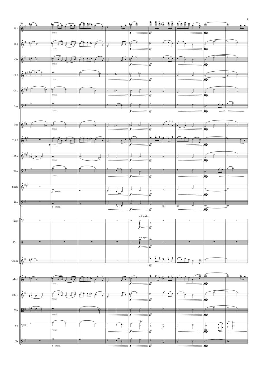 The Last Spring from 'Elegiac Melodies' Full Orchestra scores gallery preview page 5