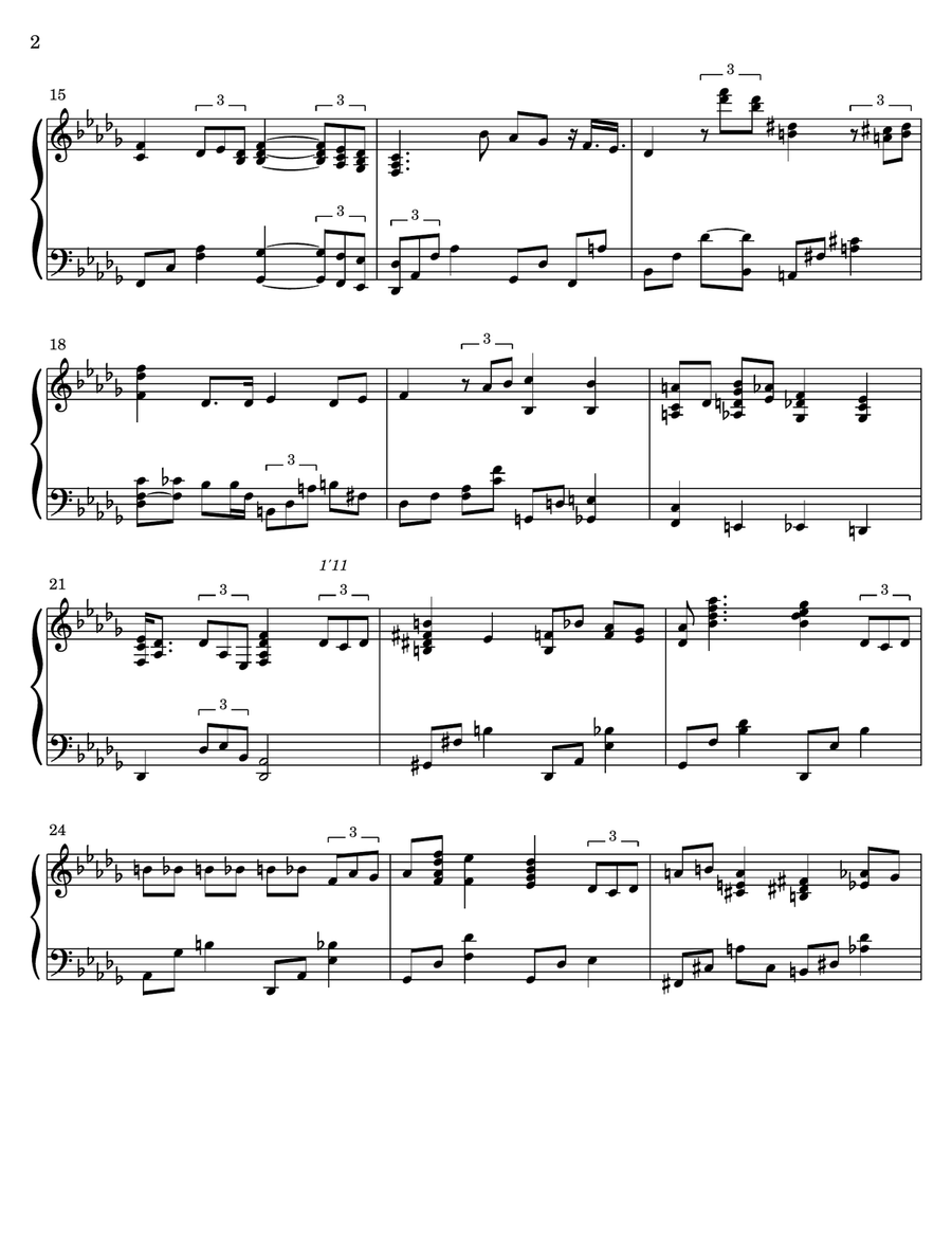 The Christmas Song Piano Solo scores gallery preview page 2