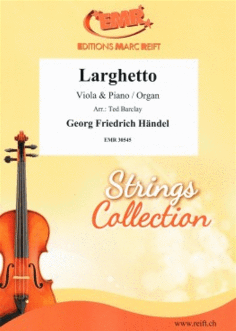 Larghetto Viola scores gallery preview page 1