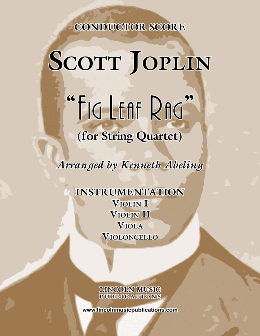 Joplin - “Fig Leaf Rag” (for String Quartet) String Quartet scores gallery preview page 1