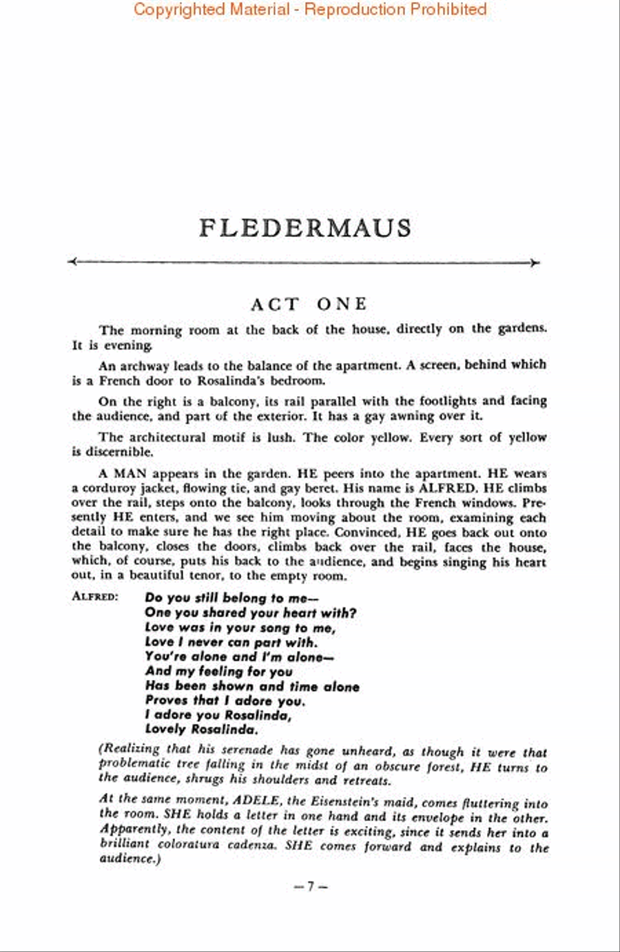 Die Fledermaus Die Fledermaus Choir scores gallery preview page 2