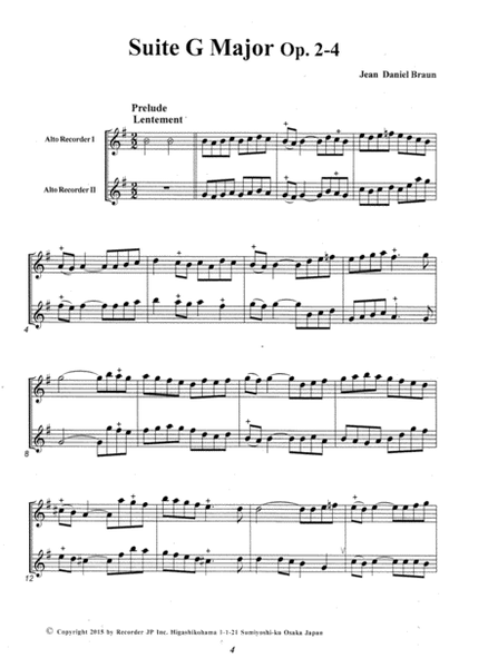 Suites for 2 Alto Recorders, Vol. 2 image number null
