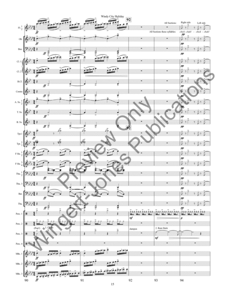 Windy City Holiday - Full Score image number null