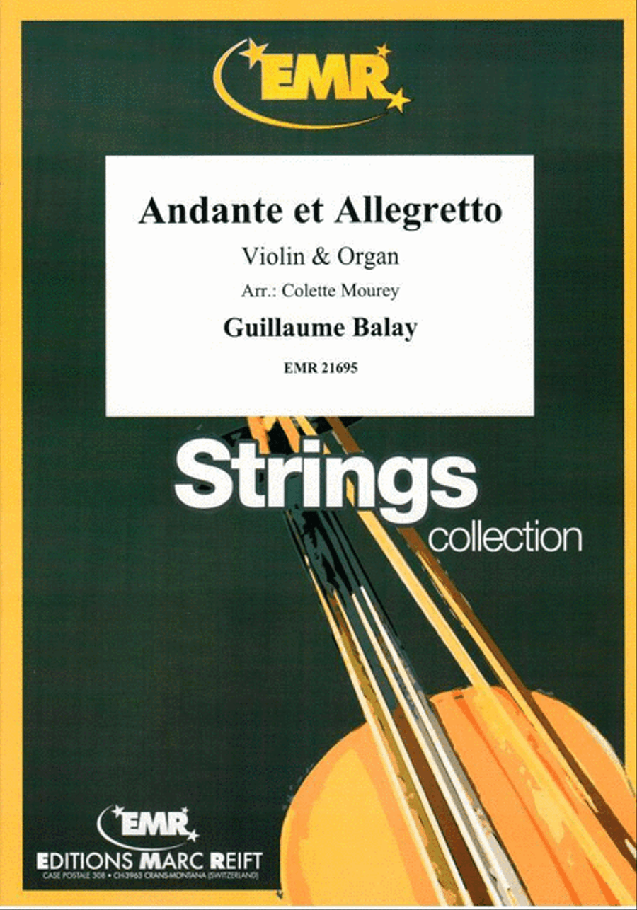 Andante et Allegretto Violin scores gallery preview page 1