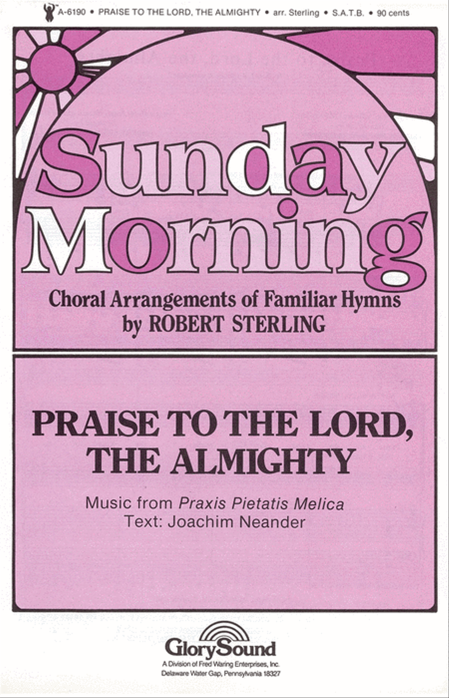 Praise to the Lord, the Almighty 4-Part scores gallery preview page 1