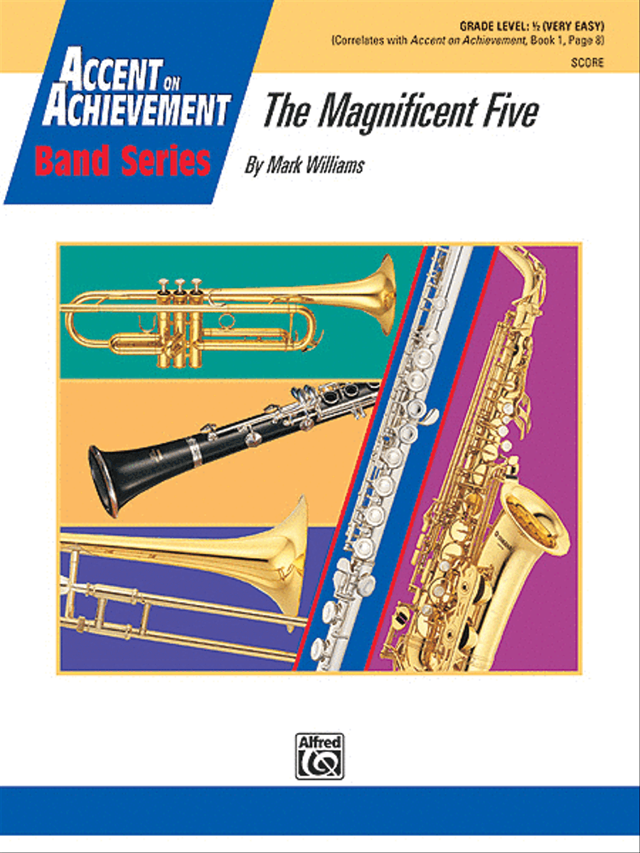 The Magnificent Five (Score only) Concert Band scores gallery preview page 1