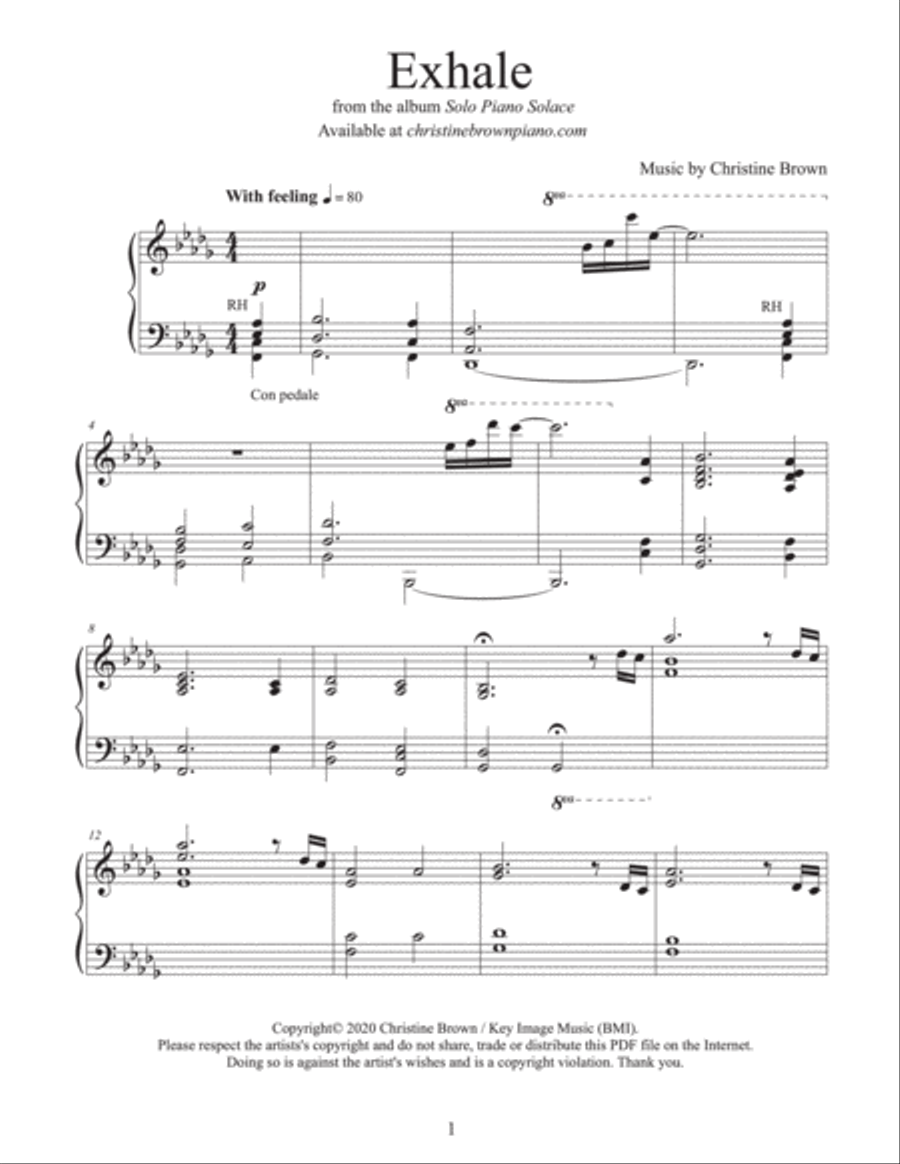 Solo Piano Solace Songbook