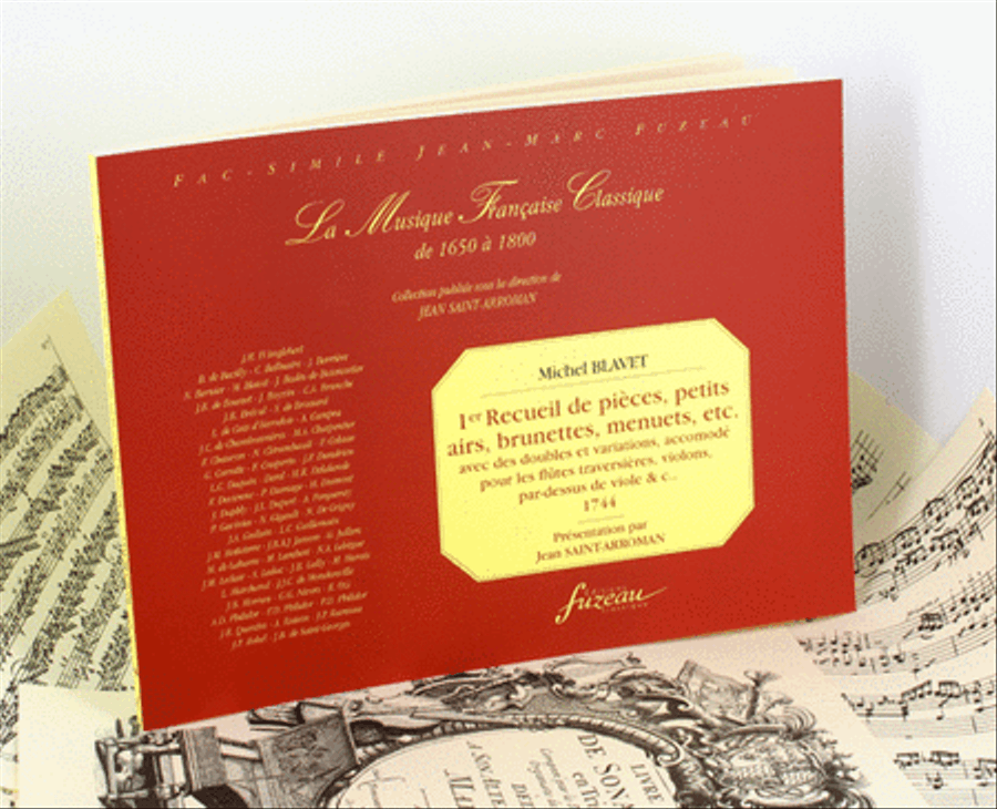 First collection of pieces, short airs, brunettes Flute Solo scores gallery preview page 1