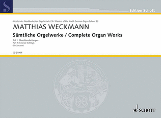 Book cover for Complete Organ Works - Part 1: Chorale Settings