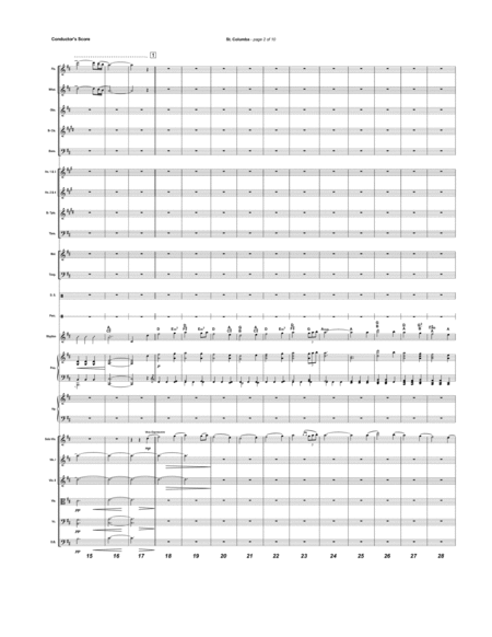 St. Columba - Orchestral Score & Parts image number null