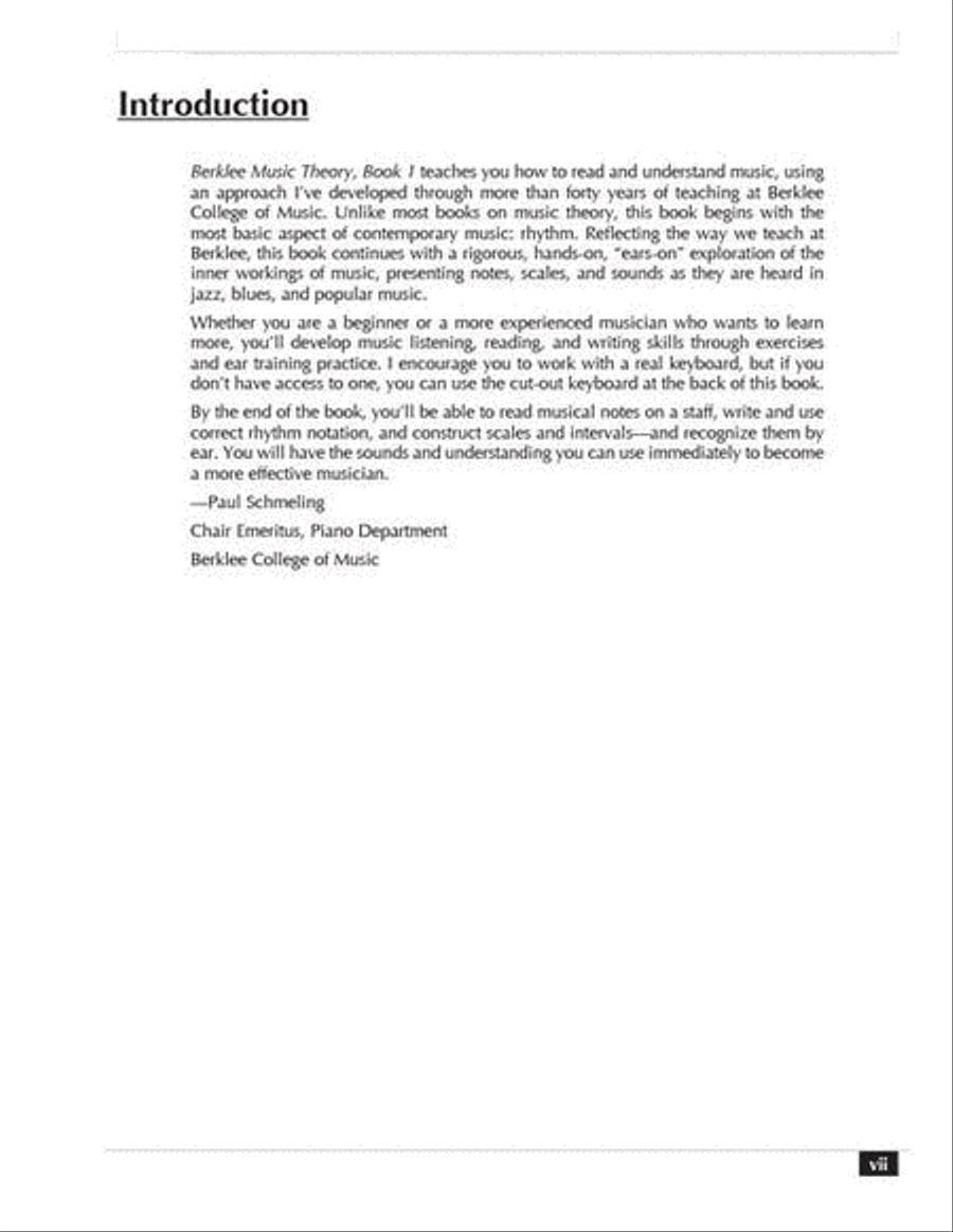 Berklee Music Theory Book 1 – 2nd Edition Collection / Songbook scores gallery preview page 4