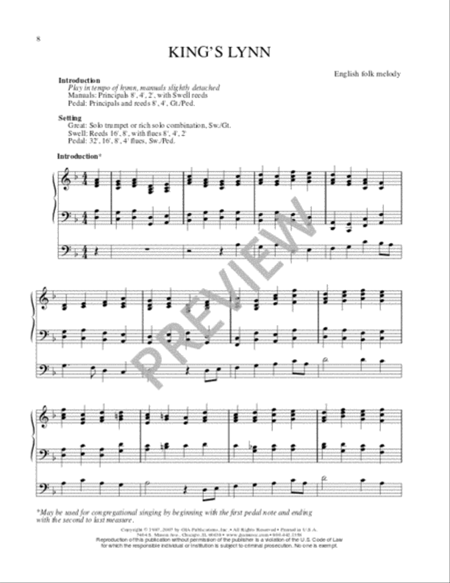Hymn Harmonizations for Organ - Volume 4 Organ scores gallery preview page 10