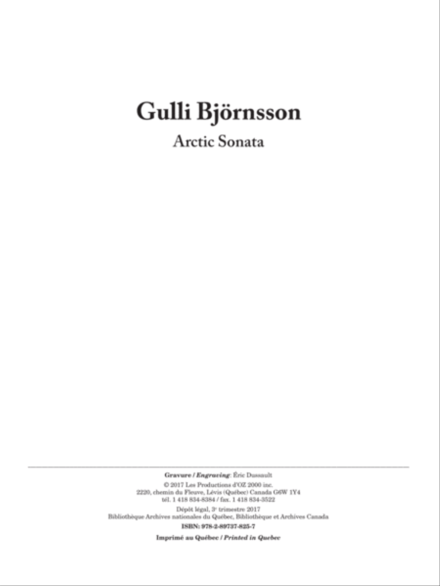 Arctic Sonata Classical Guitar scores gallery preview page 1