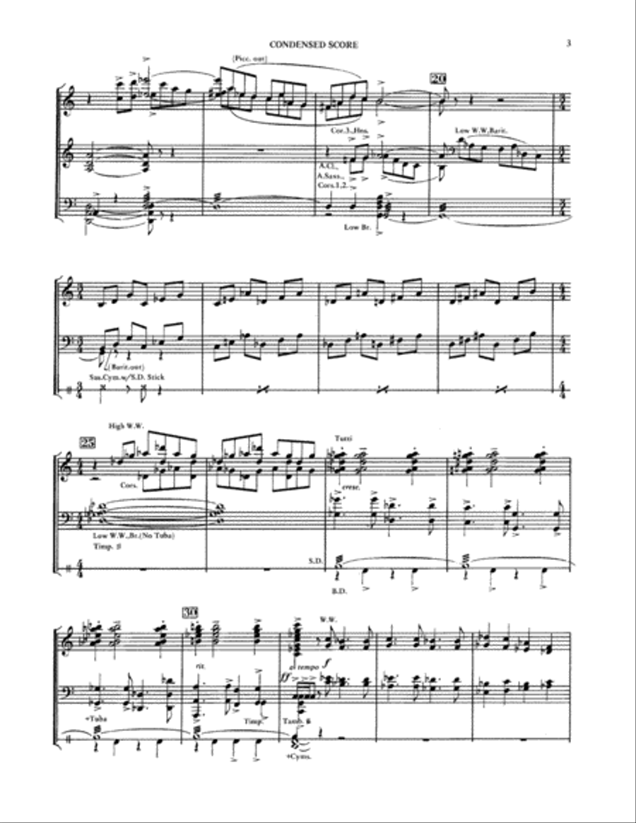 Blanchette Bridge - Conductor Concert Band scores gallery preview page 2