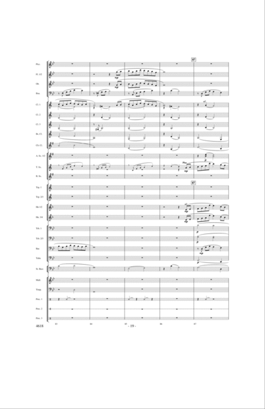 By the Rivers of Babylon Concert Band scores gallery preview page 18