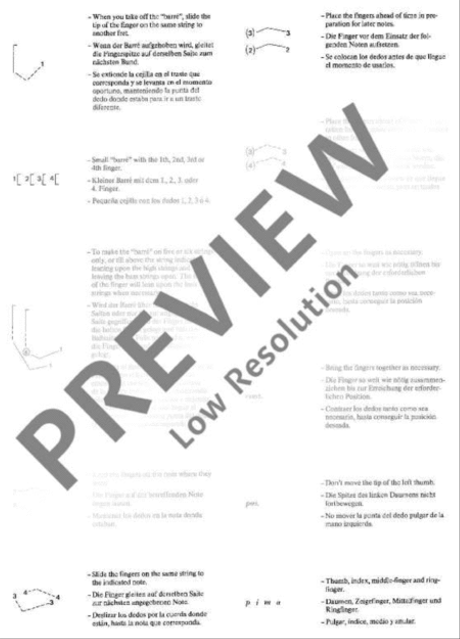 24 Selected Studies Classical Guitar scores gallery preview page 6