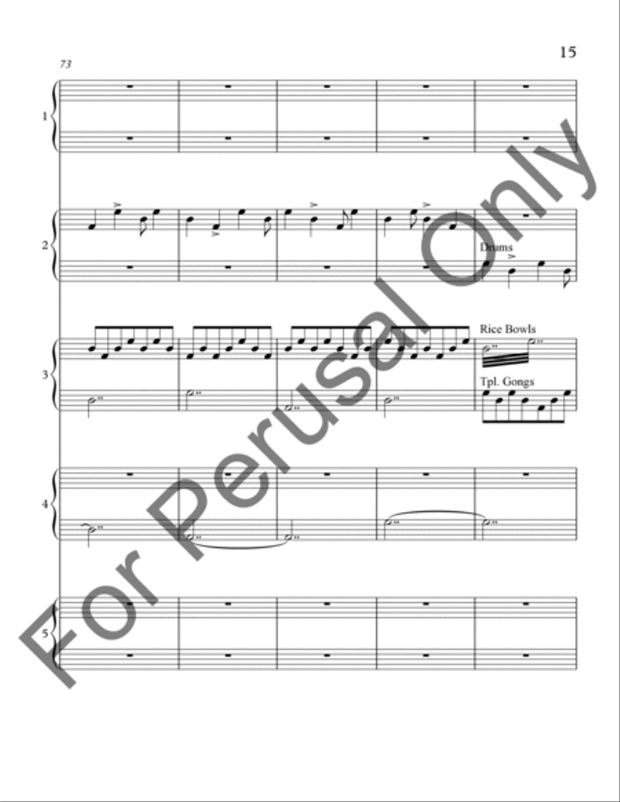 Pulse Pulse Drums scores gallery preview page 16
