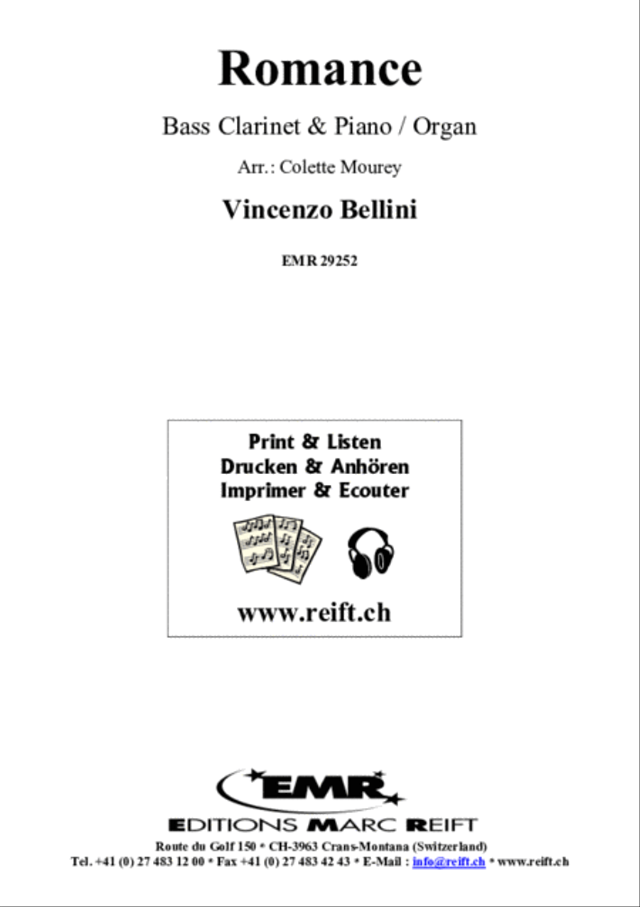Romance Bass Clarinet scores gallery preview page 2