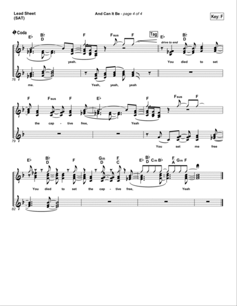 And Can It Be And Can It Be Piano scores gallery preview page 4