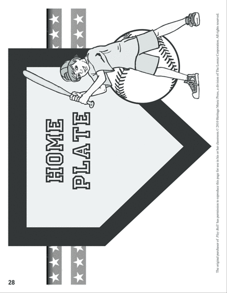 Play Ball! Unison Choir scores gallery preview page 29
