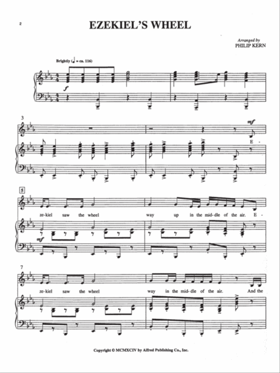 Spirituals for Solo Singers Medium-Low Voice scores gallery preview page 3