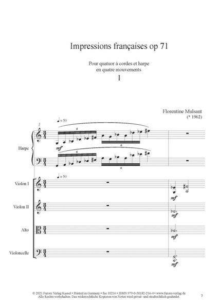 Impressions op. 71