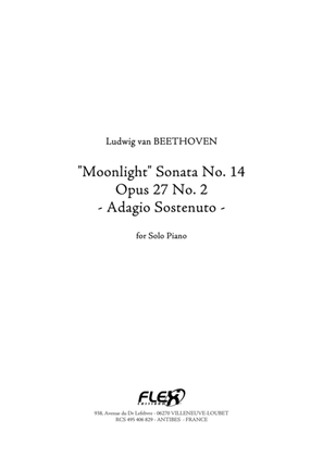 Book cover for Moonlight Sonata No. 14 Opus 27 No. 2