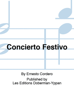 Book cover for Concierto Festivo