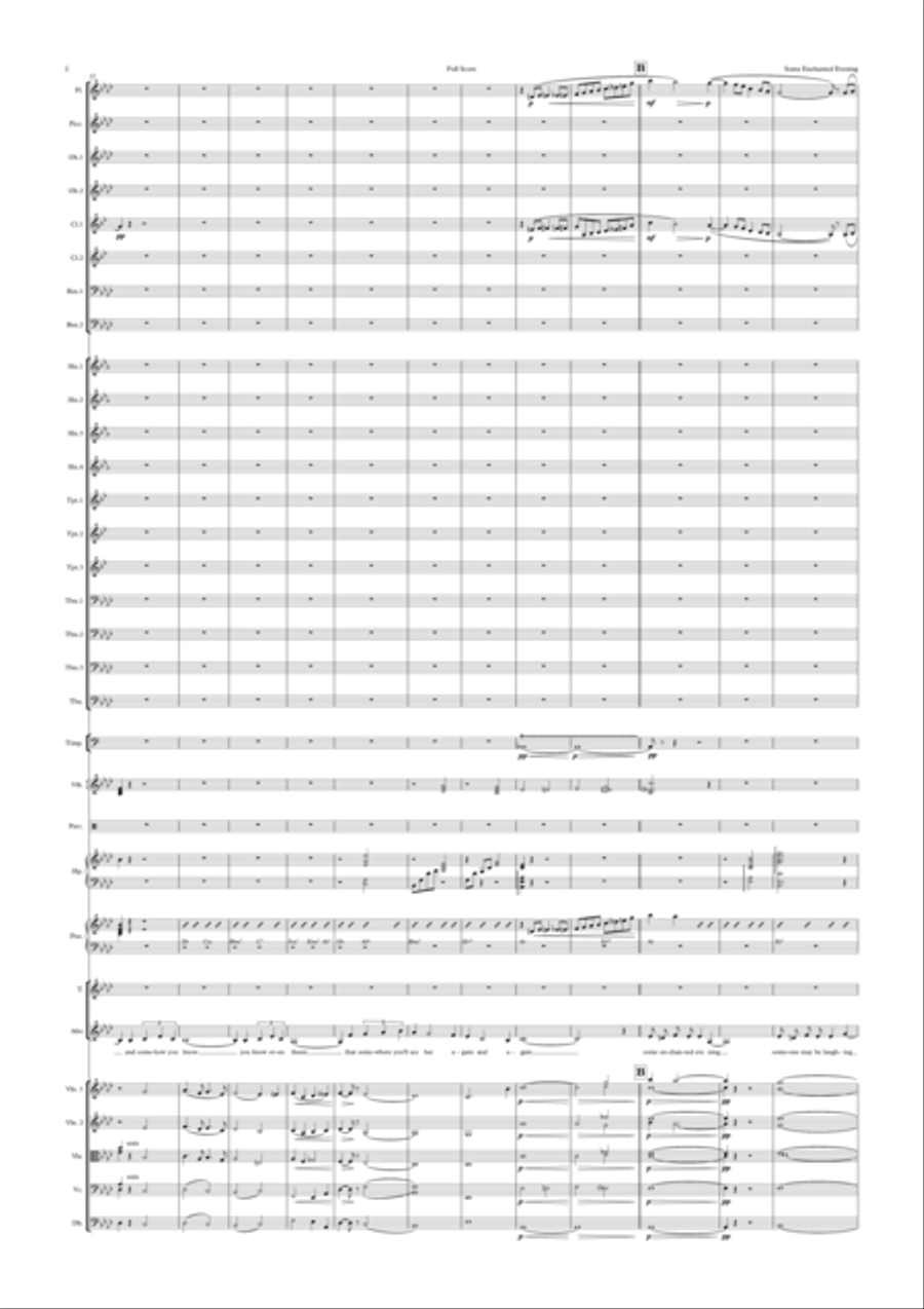 Some Enchanted Evening Some Enchanted Evening Full Orchestra scores gallery preview page 2