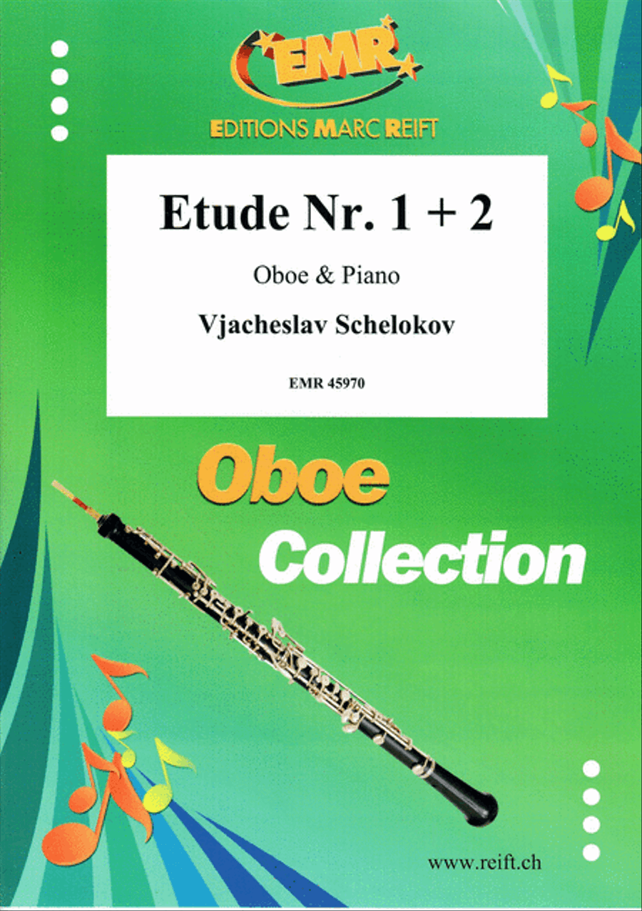Etude No. 1 + 2 Piano Accompaniment scores gallery preview page 1