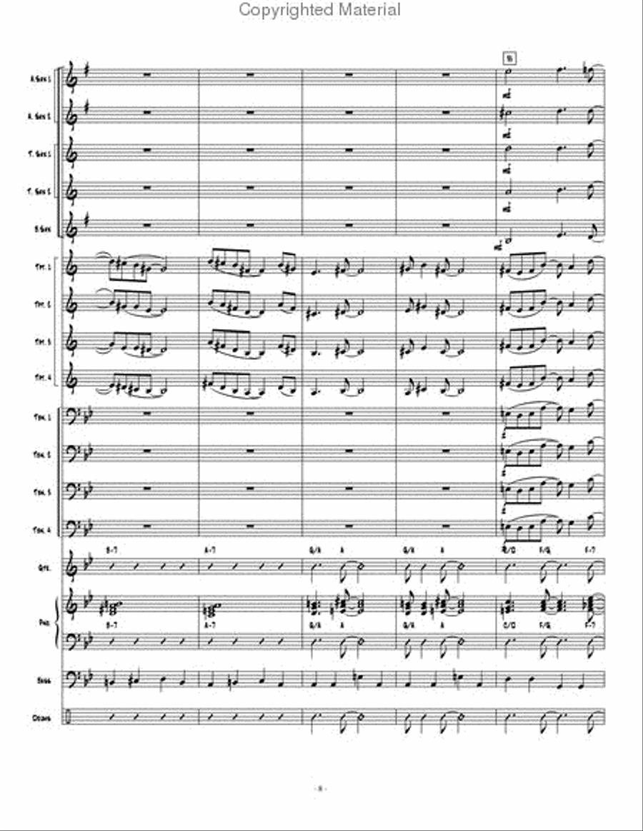 Rubaswing Jazz Ensemble scores gallery preview page 9