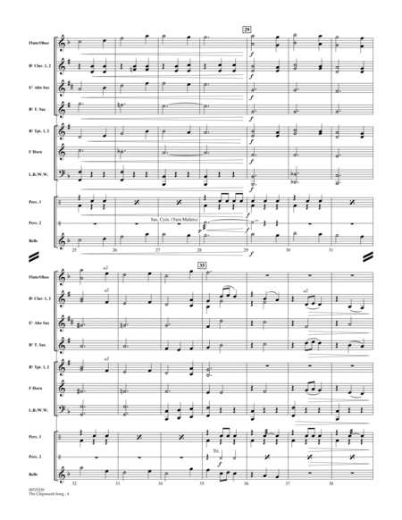 The Chipmunk Song - Conductor Score (Full Score)
