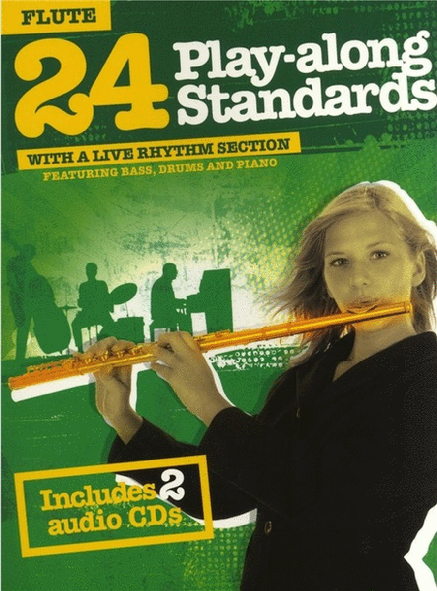 24 Play Along Standards Flute Book/2CDs