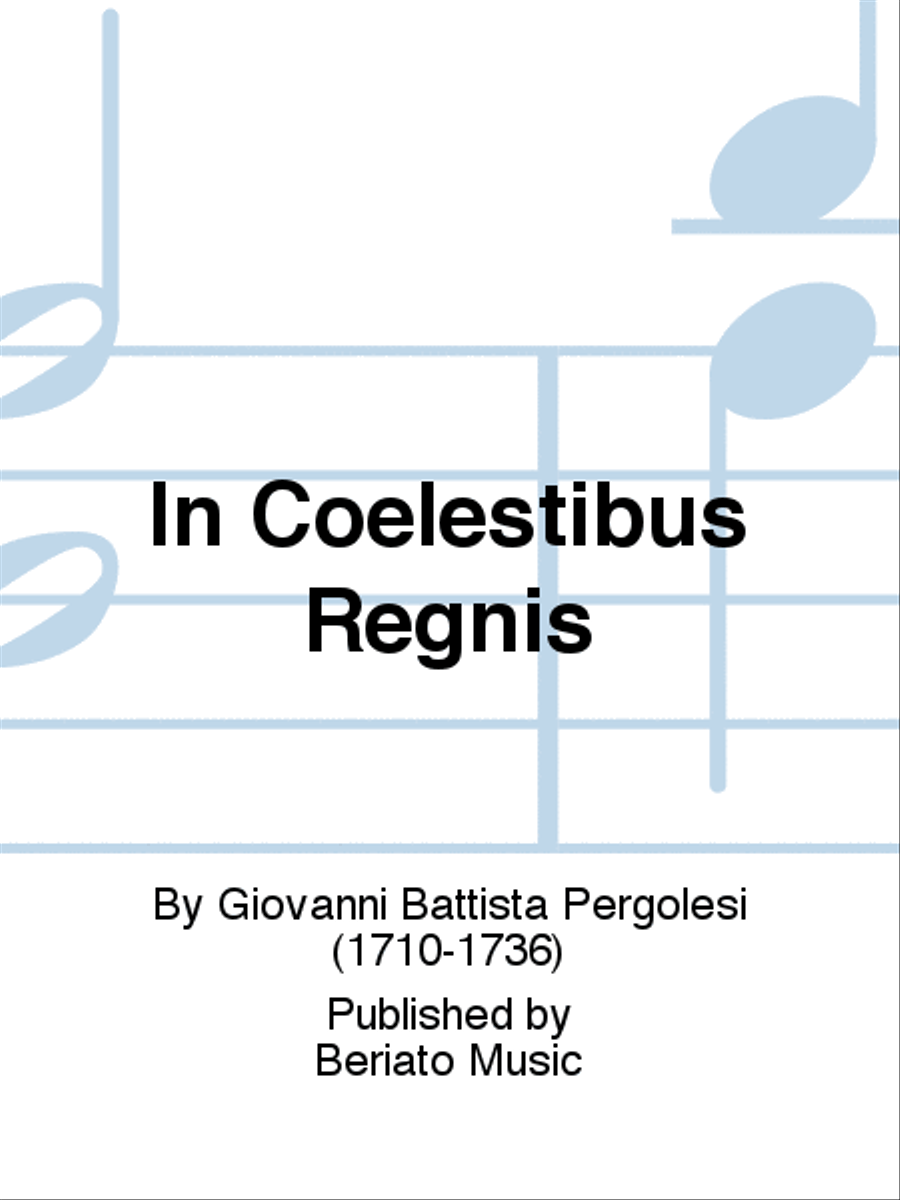 In Coelestibus Regnis In Coelestibus Regnis String Orchestra scores gallery preview page 1