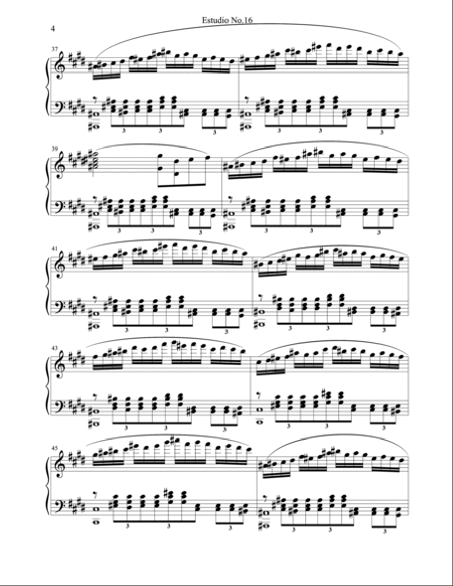 Etude No.16 Etude No.16 Piano Method scores gallery preview page 4