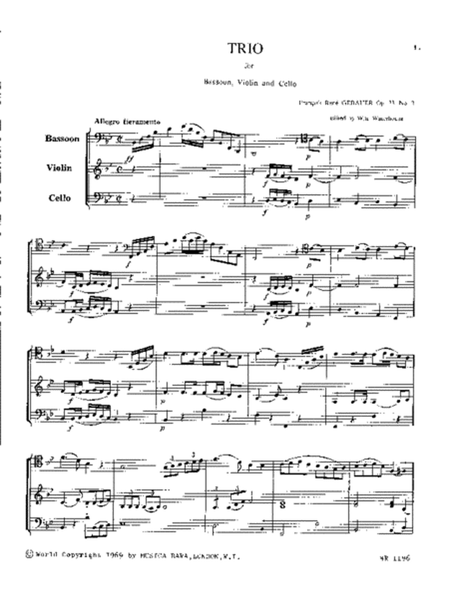 Trio Op. 33 No. 3