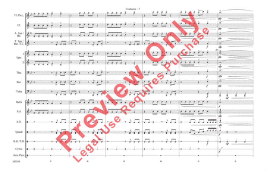 Prologue / Little Shop of Horrors Marching Band scores gallery preview page 8