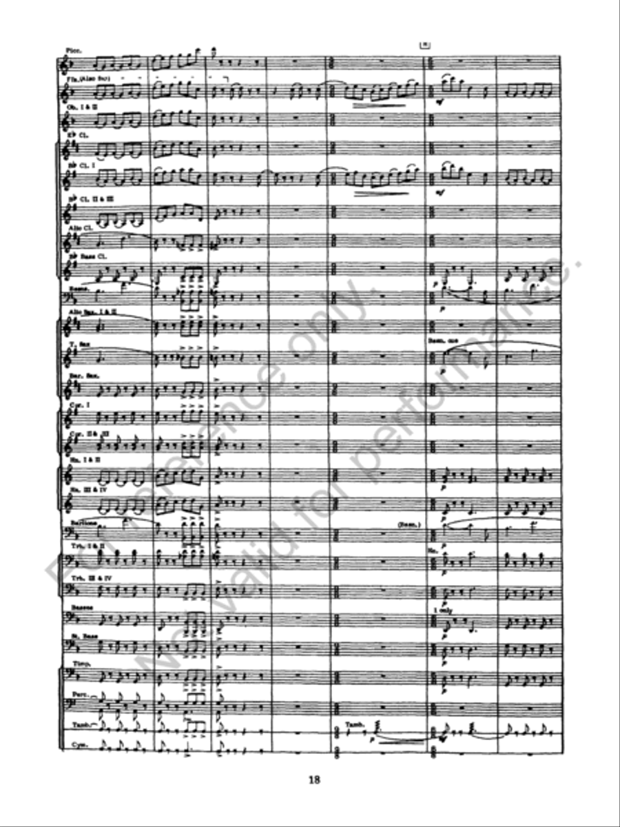 Incidental Suite Incidental Suite Concert Band scores gallery preview page 19