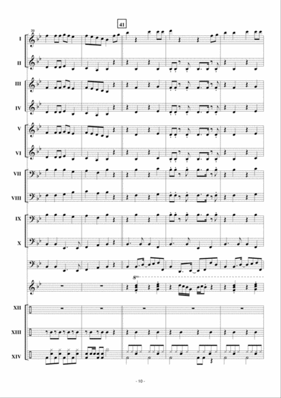 Woepsie Concert Band scores gallery preview page 11