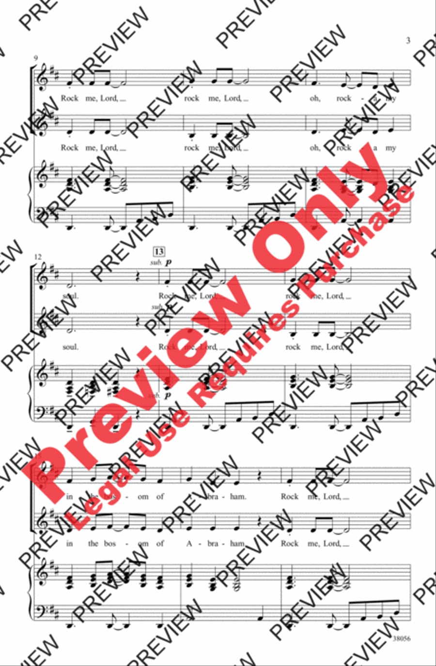 Rock Me, Lord 2-Part scores gallery preview page 3